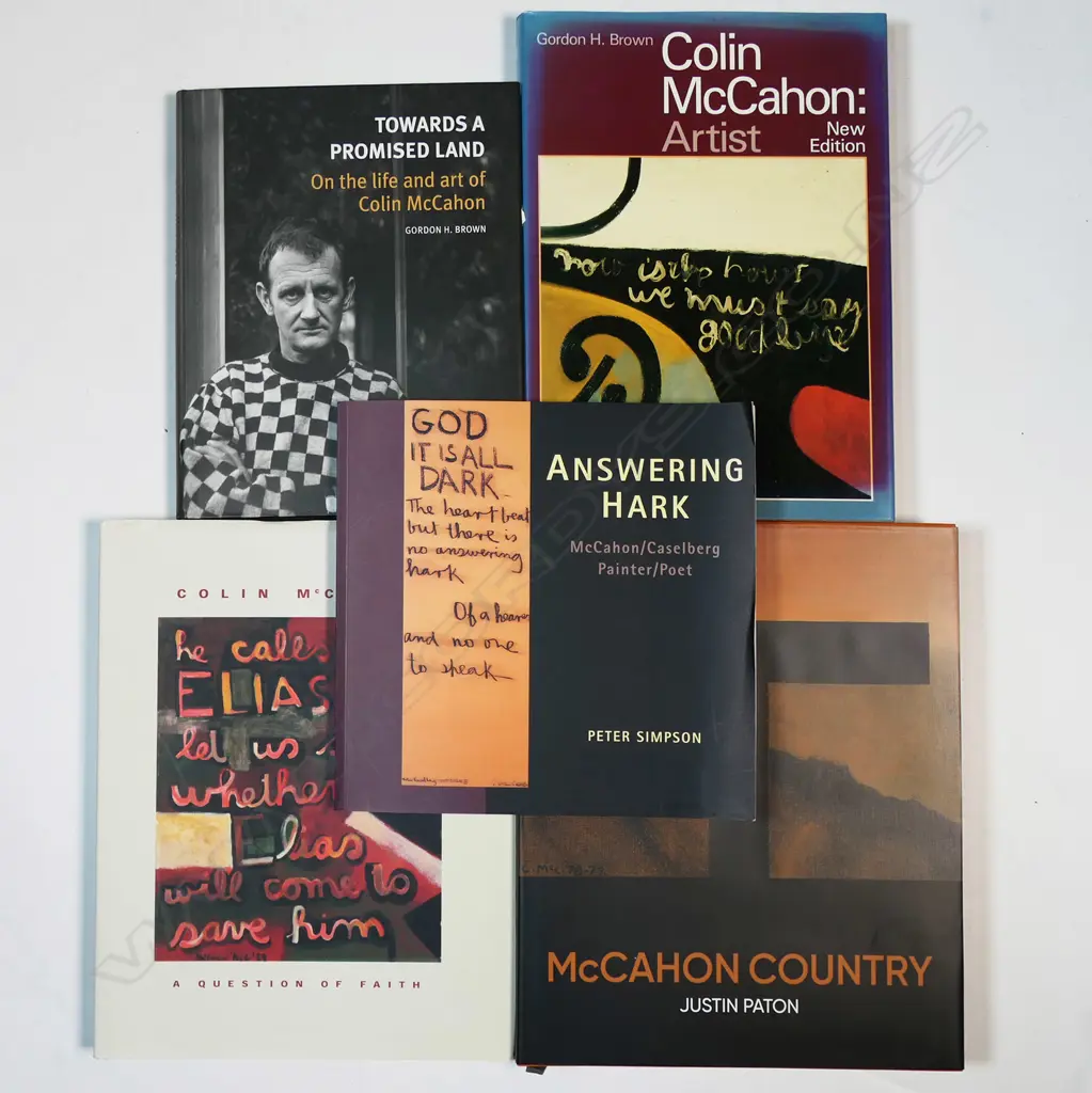 COLIN MCCAHON - 5 BOOKS, SEE FULL DESCRIPTION FOR TITLES Image 1++